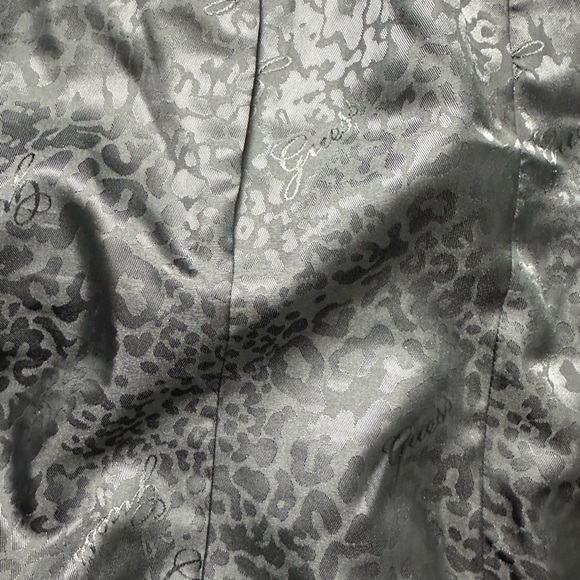 Guess Charcoal Double-Breasted Pea Coat - Picture 3 of 5